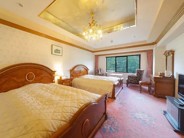 定山溪豪景酒店-【本館】洋式雙床房｜可帶不佔床兒童(0歲) 1位【不挑房】-1