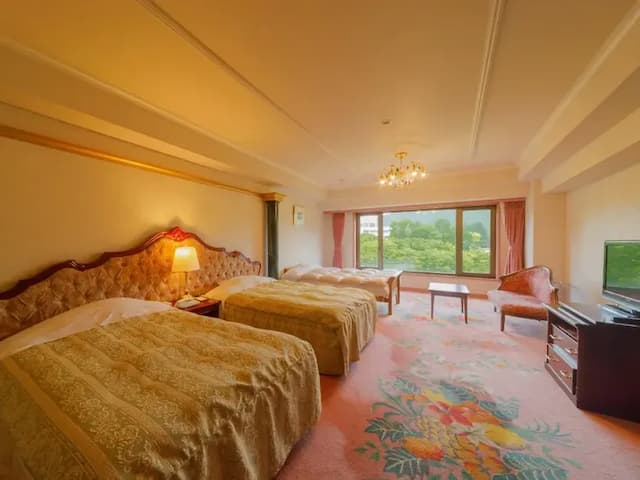 定山溪豪景酒店-【新館】洋式雙床房｜可帶不佔床兒童(0歲) 1位【不挑房】-1