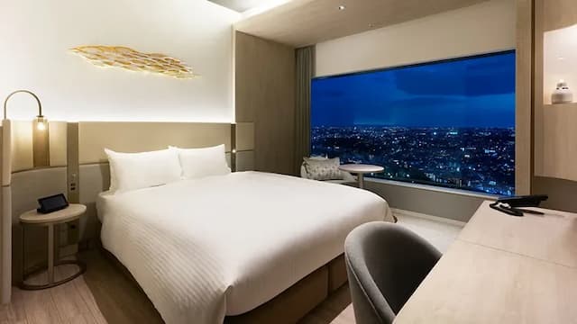 三井花園飯店 橫濱港未來普米爾｜露天泳池/港灣未來站步行4分-高級加大雙人床房: 附椅子｜可帶不佔床兒童(0-5歲) 1位【不挑房】-5