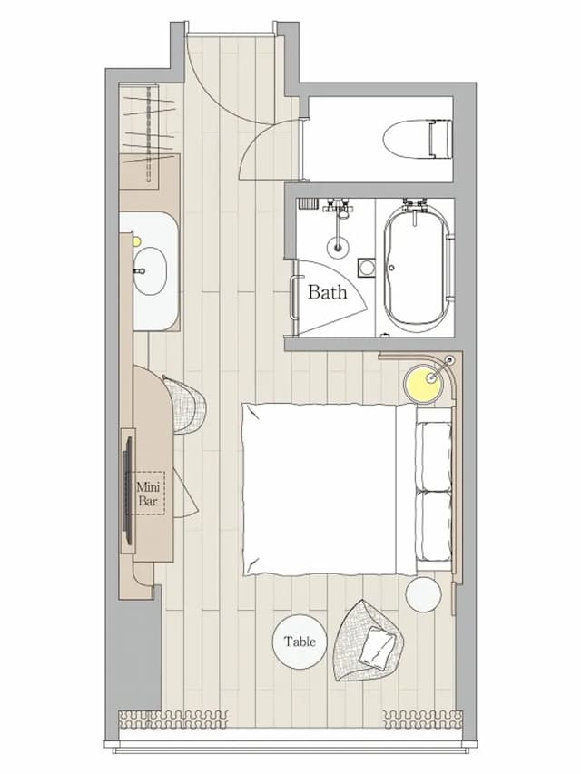 三井花園飯店 橫濱港未來普米爾｜露天泳池/港灣未來站步行4分-高級加大雙人床房: 附椅子｜可帶不佔床兒童(0-5歲) 1位【不挑房】-3