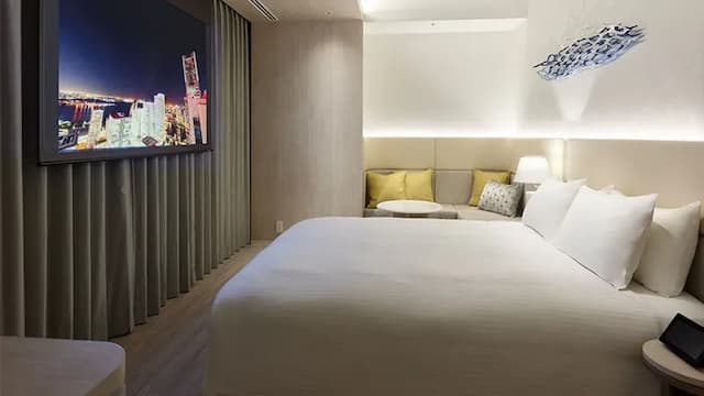 三井花園飯店 橫濱港未來普米爾｜露天泳池/港灣未來站步行4分-豪華加大雙人床房: 附投影機｜可帶不佔床兒童(0-5歲) 1位【不挑房】-4