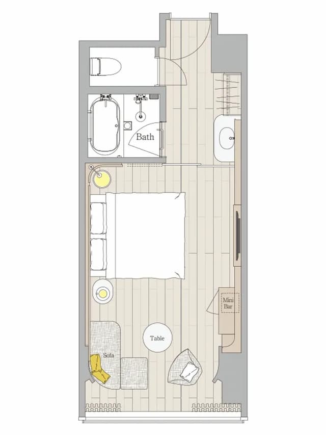 三井花園飯店 橫濱港未來普米爾｜露天泳池/港灣未來站步行4分-豪華特大雙人床房｜可帶不佔床兒童(0-5歲) 1位【不挑房】-3