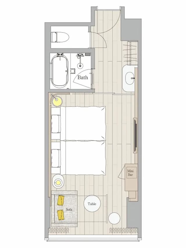三井花園飯店 橫濱港未來普米爾｜露天泳池/港灣未來站步行4分-豪華雙床房: 附沙發床｜可帶不佔床兒童(0-5歲) 2位【不挑房】-3
