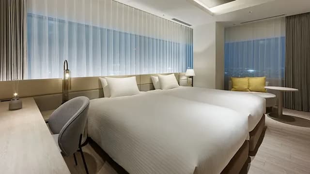 三井花園飯店 橫濱港未來普米爾｜露天泳池/港灣未來站步行4分-豪華角隅雙床房｜可帶不佔床兒童(0-5歲) 2位【不挑房】-6