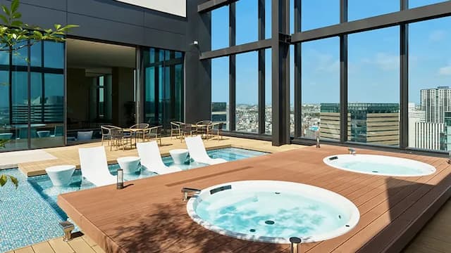 三井花園飯店 橫濱港未來普米爾｜露天泳池/港灣未來站步行4分-豪華角隅雙床房｜可帶不佔床兒童(0-5歲) 2位【不挑房】-4