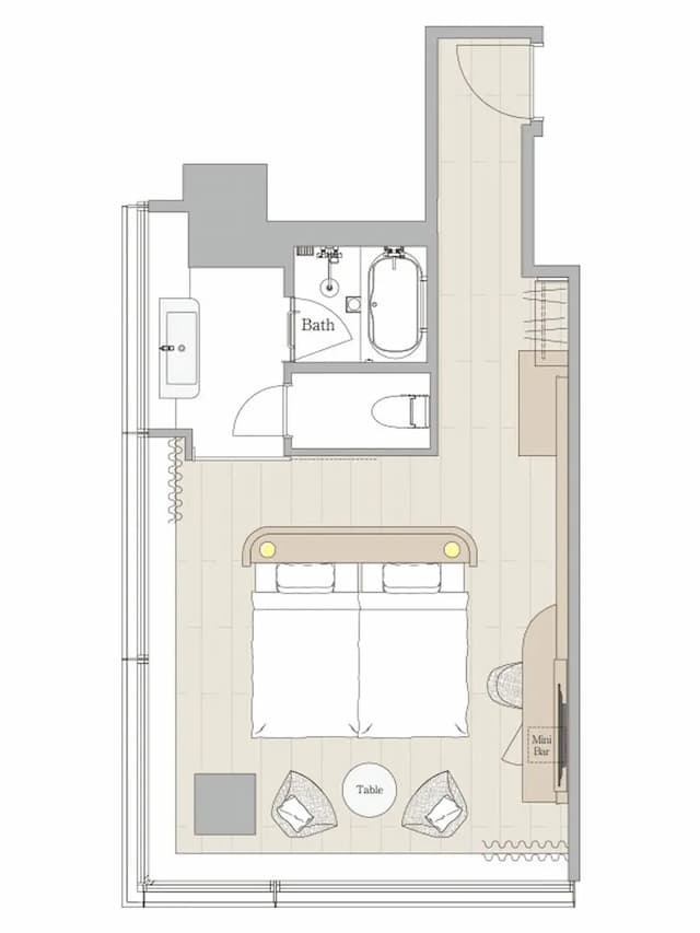 三井花園飯店 橫濱港未來普米爾｜露天泳池/港灣未來站步行4分-行政角隅雙床房｜可帶不佔床兒童(0-5歲) 2位【不挑房】-4