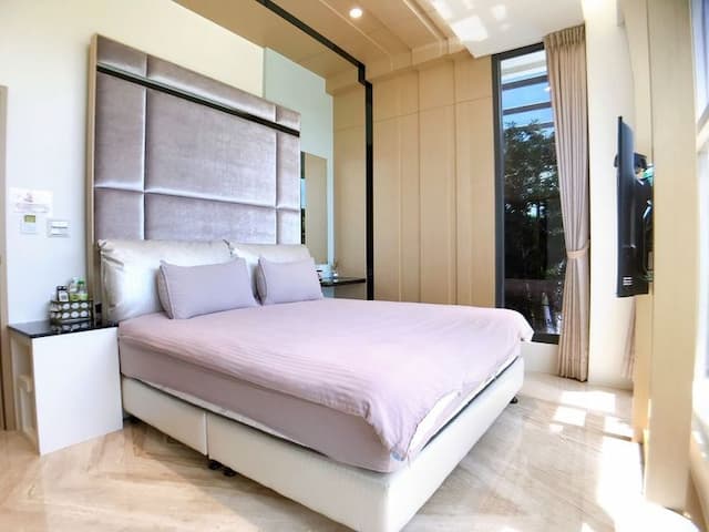 麗筑藝術親子民宿 | 公主馬車兒童床、溜滑梯-溫馨貴族雙人房-1