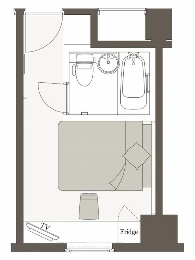 三井ガーデンホテル札幌-Standard Double Room for 1 Person (No Smoking)｜お子様（0～5歳）1名様まで添い寝可能【お部屋選択不可】-2