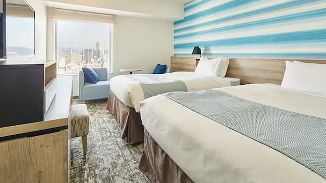 三井花園飯店 廣島｜廣島PARCO步行6分/袋町站&中電前站-高級雙床房｜可帶不佔床兒童(0-5歲) 2位【吸菸．不挑房】-1