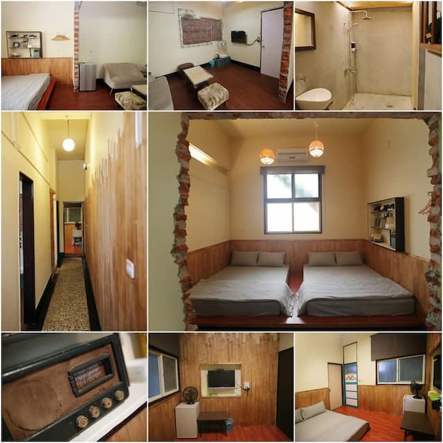 巧寓 Ciao Yu 民宿 | 台南包棟 | 懷舊老宅 | 三條港文化×安平運河×國華街×安平老街-1樓包層5-6人 | 雙人房*1, 四人房*1-1