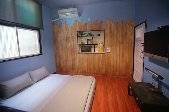 二樓雙人房,可加一張單人床鋪或雙人床鋪