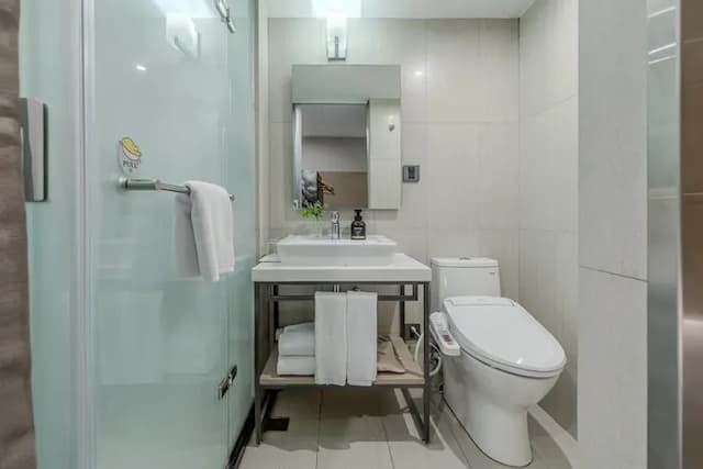 橙居台中-橙綠雙床客房-5