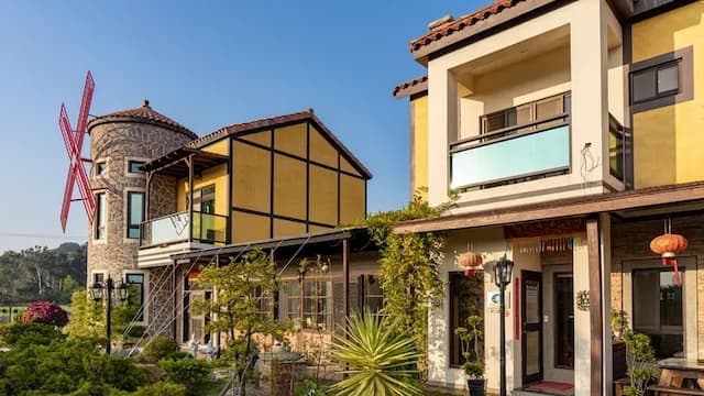 王老爺花園民宿-園景陽台雙床房-6