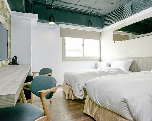 台北旅坊 Bon Hotel Taipei-標準雙床房-5