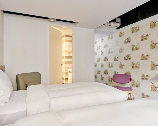 台北旅坊 Bon Hotel Taipei-標準雙床房-3