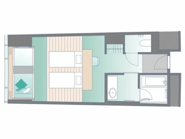 【星野集團】Risonare 下關｜近下關國際港-高級雙床房【不挑房】-5