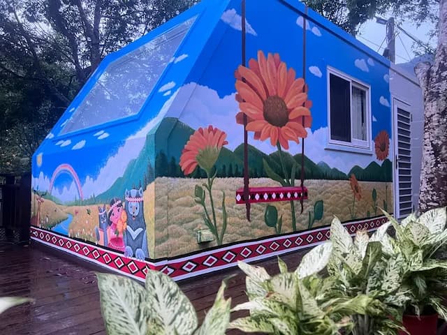 杉沐松農場 | 獨家85折起！一泊三食・四體驗・一手作、體驗泰雅文化-金盞花露營車-3