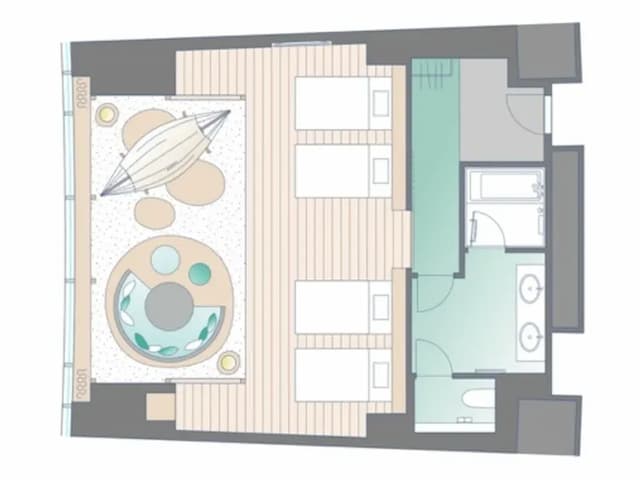 【星野集團】Risonare 下關｜近下關國際港-海峽沙灘小屋套房【不挑房】-3