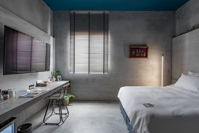 樂見旅舍-樂見極簡雙人房-3