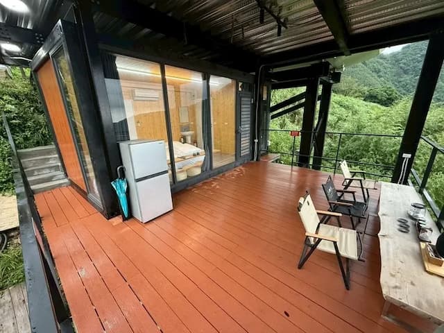 尖石天空小木屋露營區｜獨家8折起！寵物友善、高海拔、鄰近青蛙石天空步道-【虹夕雲境】 組合屋 H3-3