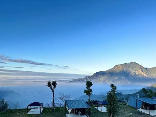 尖石天空小木屋露營區｜獨家8折起！寵物友善、高海拔、鄰近青蛙石天空步道-【群山貨櫃小屋】-5