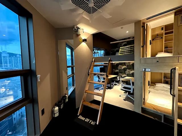 Nomad Live Hostel-女性專用宿舍房-11