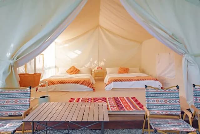 森光秘境露營區 | 獨家8折起！奢華懶人露營新選擇，帳篷附設冷暖氣-遊牧帳-6