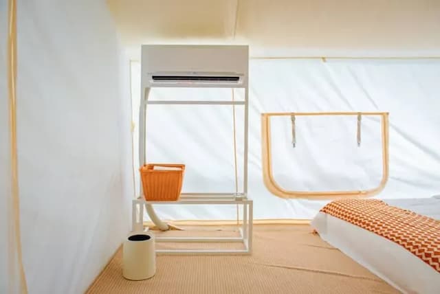 森光秘境露營區 | 獨家8折起！奢華懶人露營新選擇，帳篷附設冷暖氣-遊牧帳-7