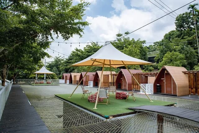 森光秘境露營區 | 獨家8折起！奢華懶人露營新選擇，帳篷附設冷暖氣-小木屋-1