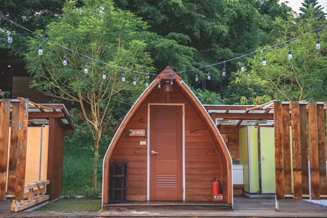 森光秘境露營區 | 獨家8折起！奢華懶人露營新選擇，帳篷附設冷暖氣-小木屋-2