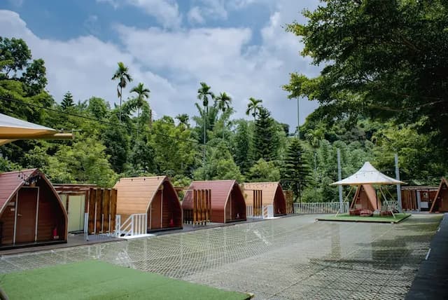 森光秘境露營區 | 獨家8折起！奢華懶人露營新選擇，帳篷附設冷暖氣-小木屋-3