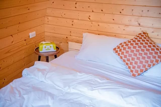 森光秘境露營區 | 獨家8折起！奢華懶人露營新選擇，帳篷附設冷暖氣-小木屋-4