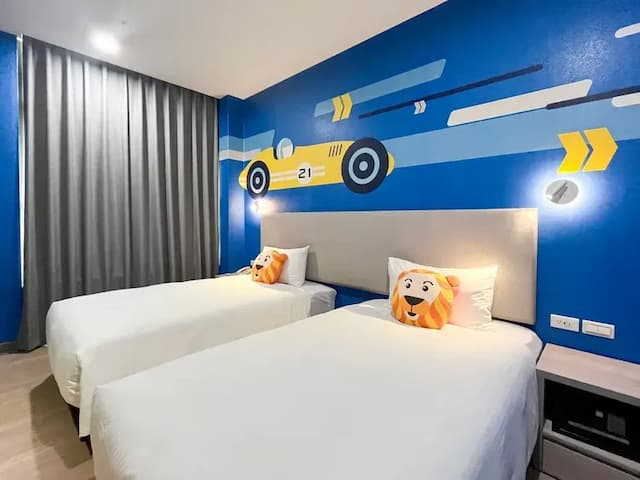 華園大飯店 l 草衙館-【獨家專案】主題雙床房-3