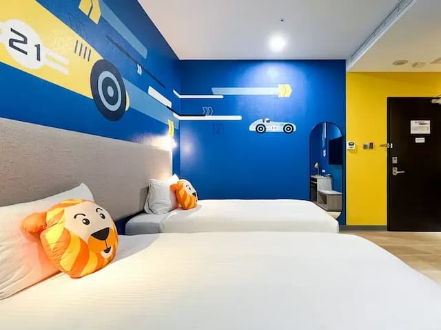 華園大飯店 l 草衙館-【獨家專案】主題雙床房-1