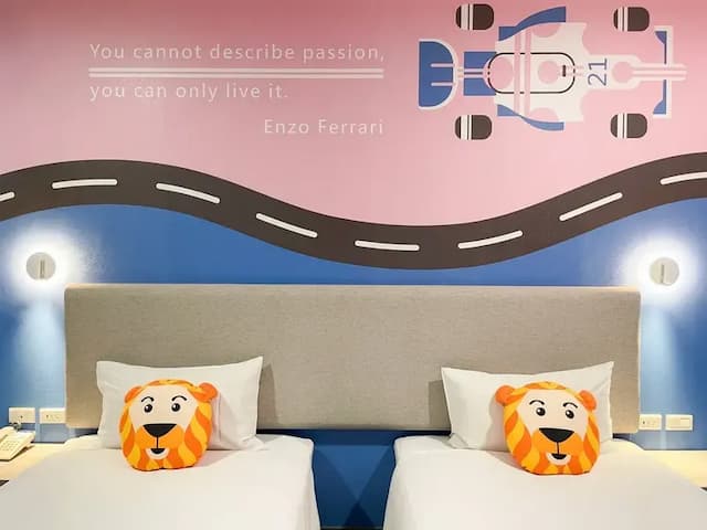 華園大飯店 l 草衙館-【獨家專案】主題雙床房-2