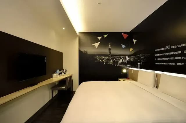 【高鐵假期】 西悠巢旅台北館2日自由行｜近中山站、寧夏夜市-【限定優惠_商務專案】-【商務專案】雅緻雙人房(1大床-含早-無窗)-5