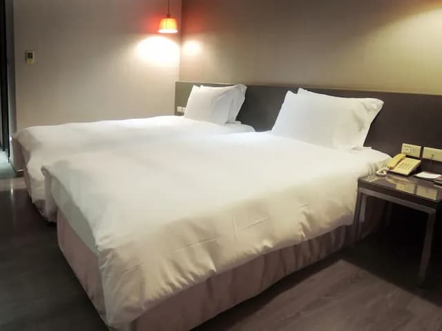 雀客藏居花蓮林森-經典雙床客房-3