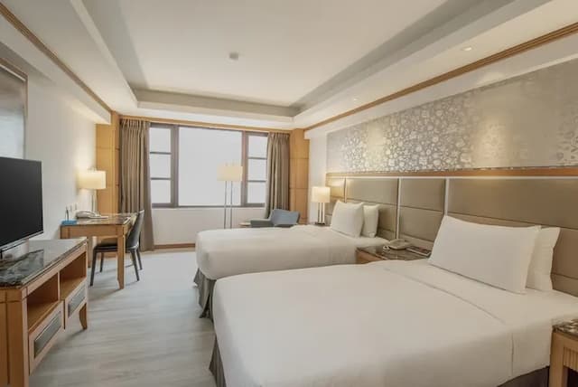 Hotel Dion-Business two small bed-1