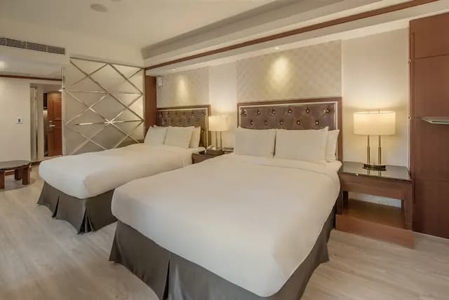 Hotel Dion-Luxury two king size bed-11