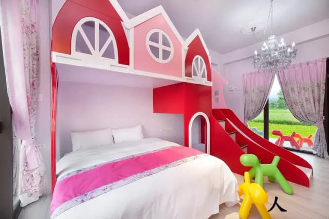 宜蘭童話村民宿 l可6~20人包棟 l田中央獨棟獨院  l獨立陽台 l泡湯池l電動麻將 l 烤肉 l 戲水 l 餵魚喝奶奶-童話村有機農場民宿18人包棟-11