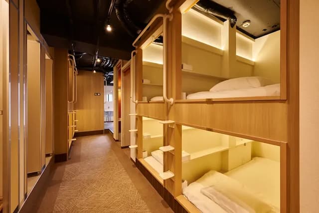 膠囊旅館 CONTINUE 二條城北-【女性專用樓層】膠囊客房上排-1