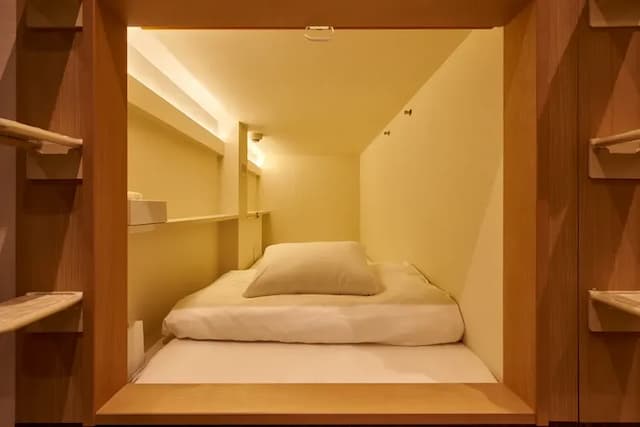 膠囊旅館 CONTINUE 二條城北-【女性專用樓層】膠囊客房上排-2