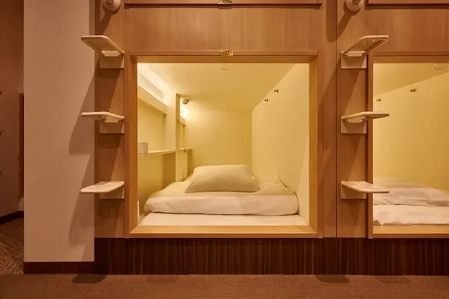 膠囊旅館 CONTINUE 二條城北-【女性專用樓層】膠囊客房下排-2