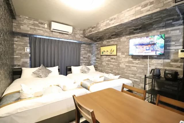 心齋橋旅居｜長堀橋站步行5分＊難波、道頓堀步行即達＊提供Wi-Fi＊設備齊全＊設計感客房-OSS803-2