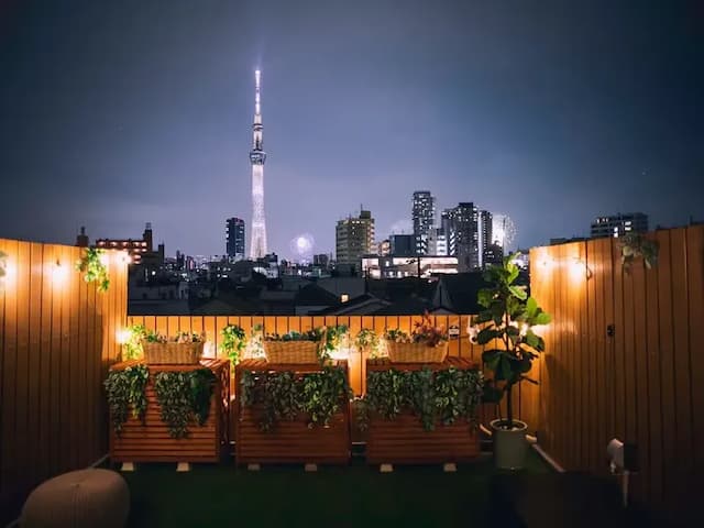 晴空塔淺草旅遊的基地！步行10分鐘到淺草站／羽田、成田機場直達-8人房-14