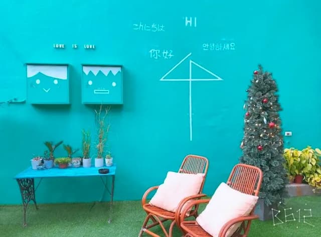 Sun Moon Heart Hostel-Quadruple Room with Private Bathroom-5