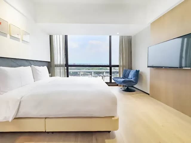 新悦花園酒店｜親子主題、寵物友善-【2026 春節專案】日式行政雙人套房（無浴缸）-5