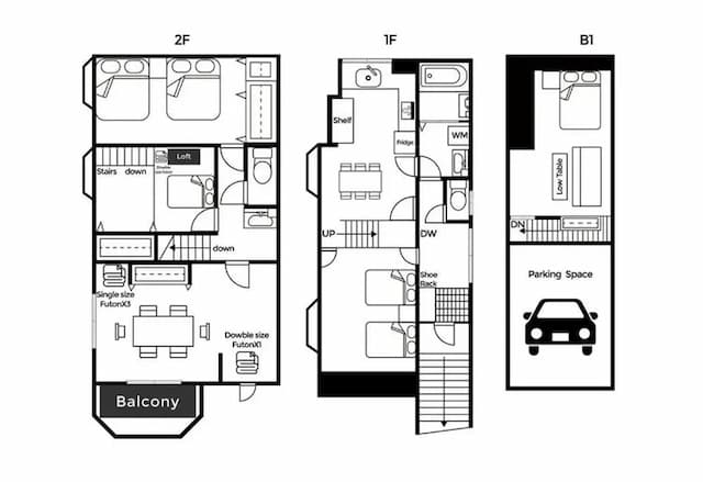 신주쿠까지 단 9분, 아라이야쿠시마에역까지 도보 6분이며, 최대 20명 수용 가능한 5LDK 구조, 면적 109㎡!-마츠가오카 1초메-15