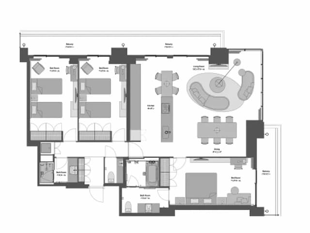【星野集團】OMO5 橫濱馬車道-OMO House Corner Suite【不挑房】-4