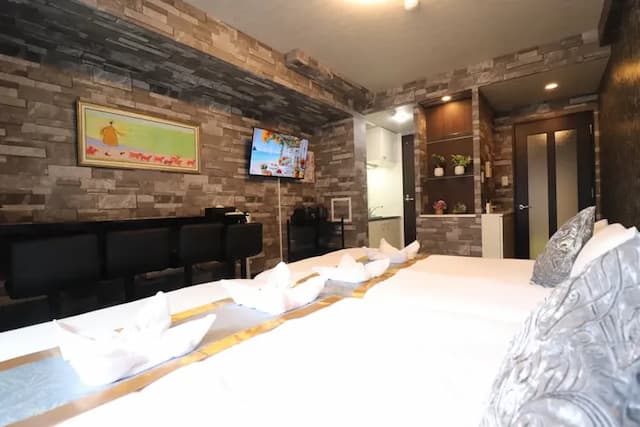 心齋橋旅居｜長堀橋站步行5分＊難波、道頓堀步行即達＊提供Wi-Fi＊設備齊全＊設計感客房-OSS802-5